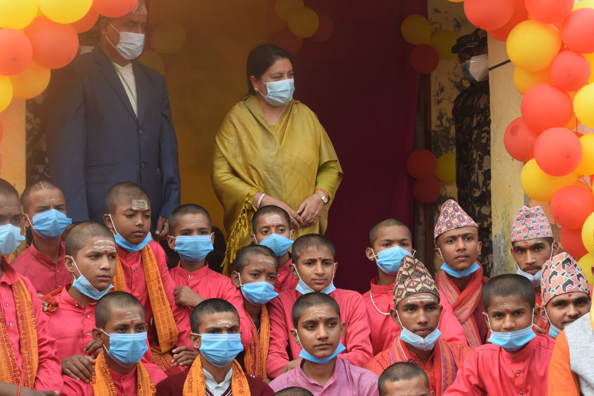 राष्ट्रपतिको  चासोले विद्यालय परिवार उत्साहित